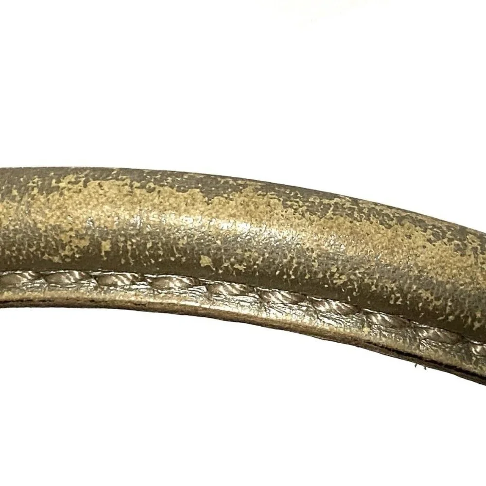 Auth Gucci Imprime Silver Leather Pvc #48008G20B - Picture 9 of 9